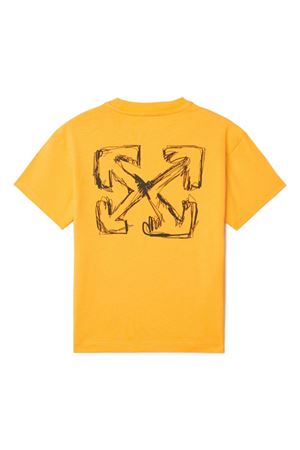 Arrow Sketch T-Shirt OFF WHITE KIDS | OBAA002S25JER00A1801